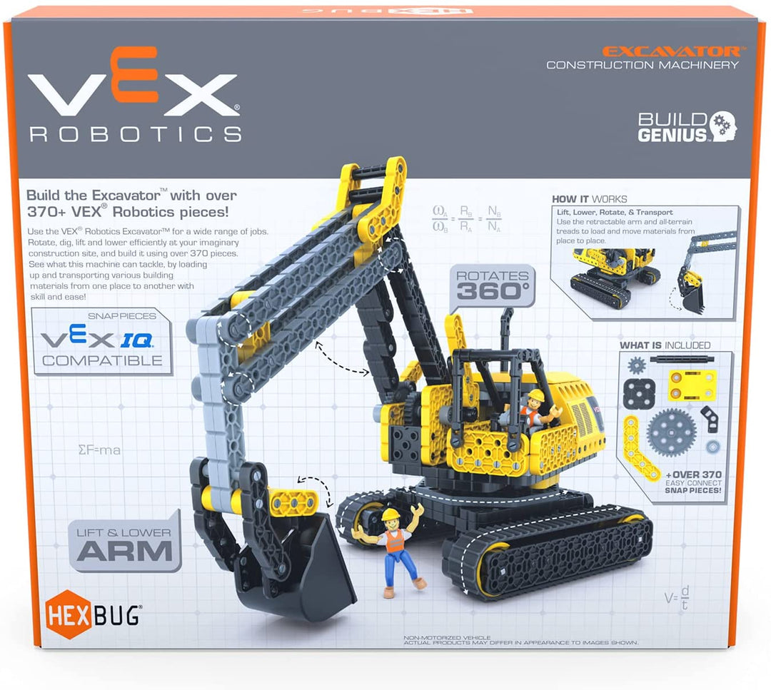 HEXBUG VEX Robotics Excavator, Buildable Construction Toy, Gift For Boys and Gir