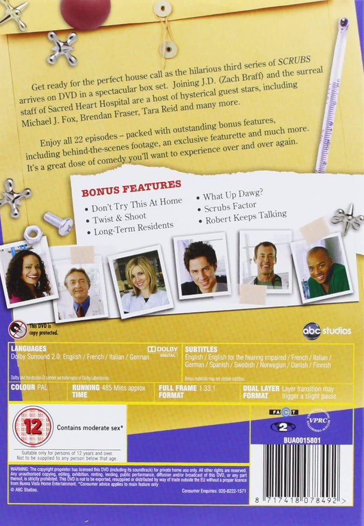 Scrubs - Complete Collection: Season 1-9 - Sitcom [DVD]