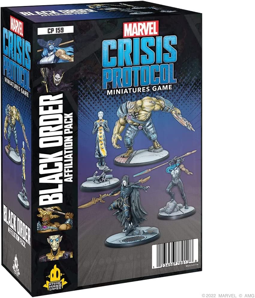 Atomare Massenspiele | Black Order Squad Pack: Marvel Crisis Protocol | Miniaturen