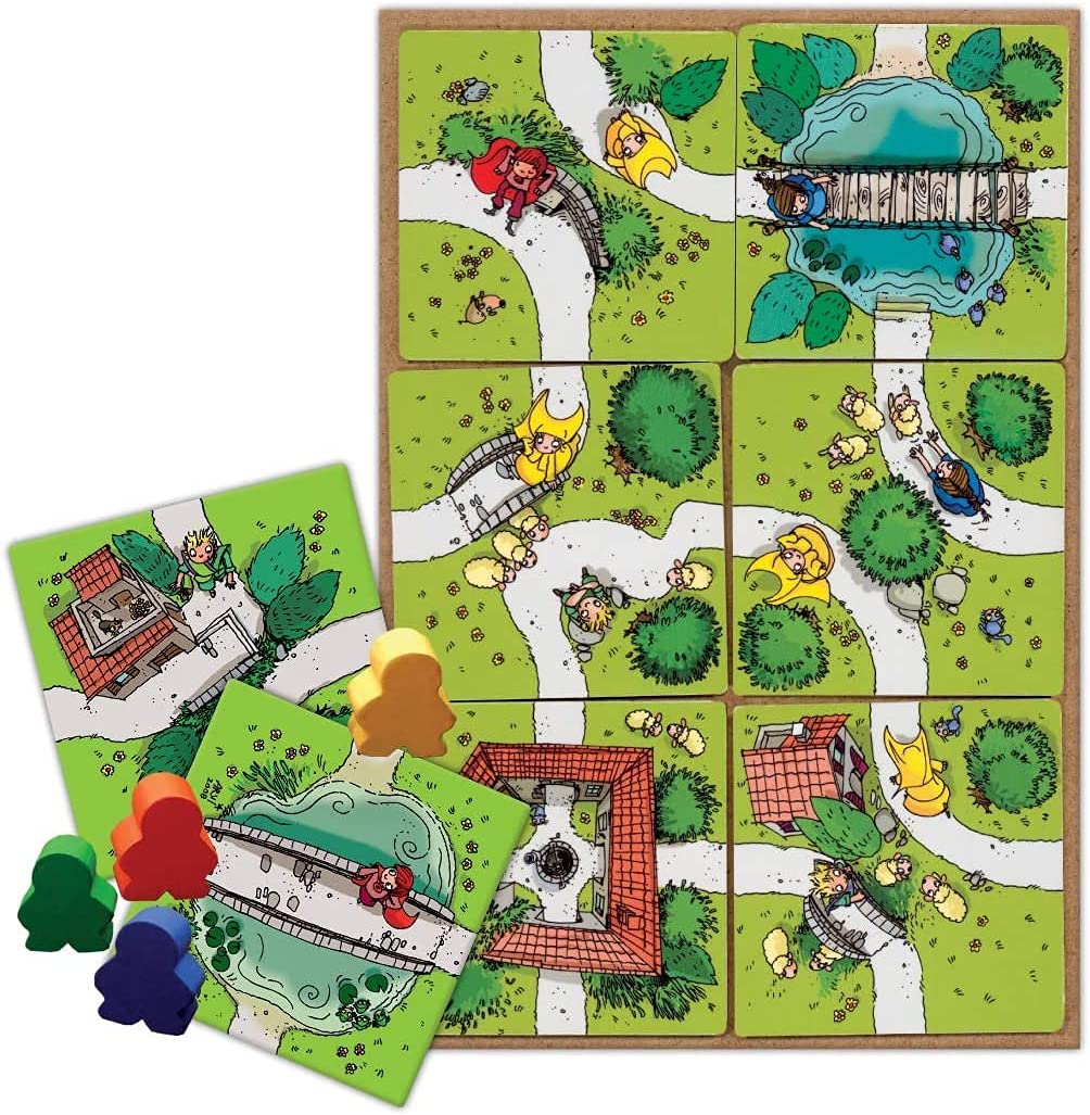 Z-Man Games | My First Carcassonne | Board Game | Ages 4 and up | 2-4 Players |