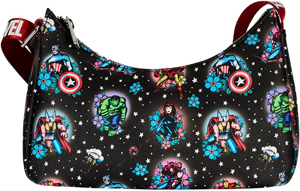 Loungefly Marvel Avengers Tattoo Umhängetasche Marvel – Avengers Einheitsgröße, Marvel