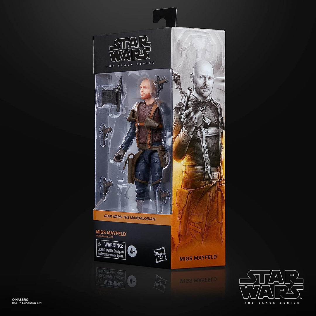 Star Wars The Black Series Migs Mayfeld Toy 6-Zoll-Maßstab: Die Mandalorianer-Actionfigur