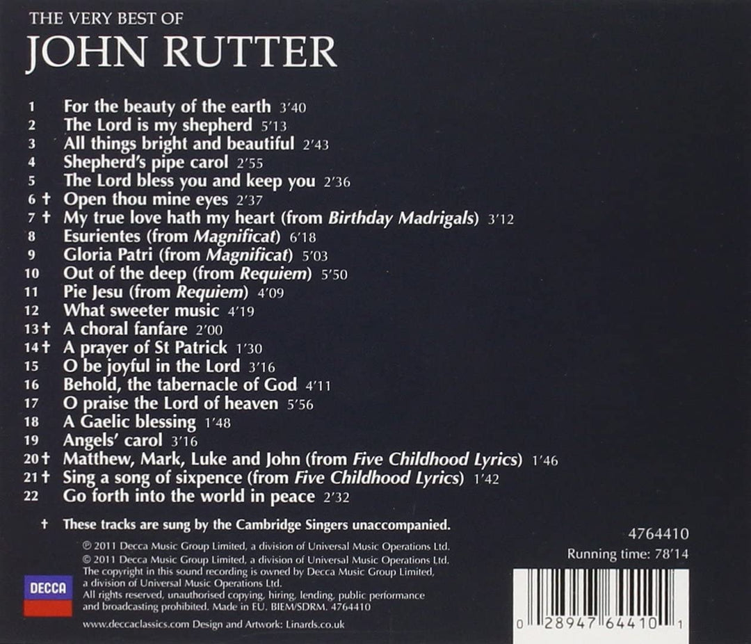 John Rutter - The Very Best of John Rutter [Audio CD]