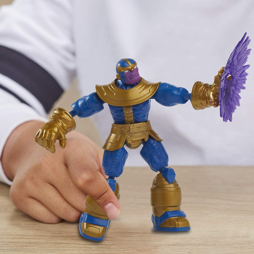 Avengers E8344 Marvel Bend and Flex Action, 6-Inch Flexible Thanos Figure, Includes Accessory, Ages 4 and Up