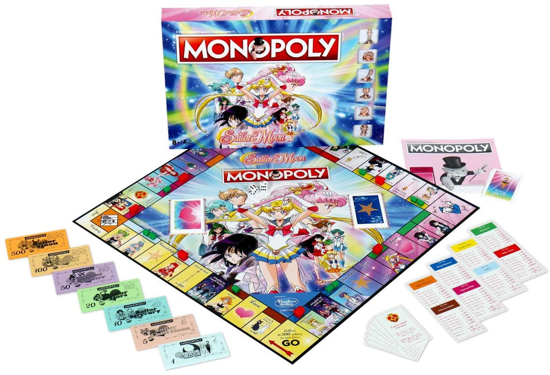 Winning Moves Sailor Moon Monopoly Juego de mesa