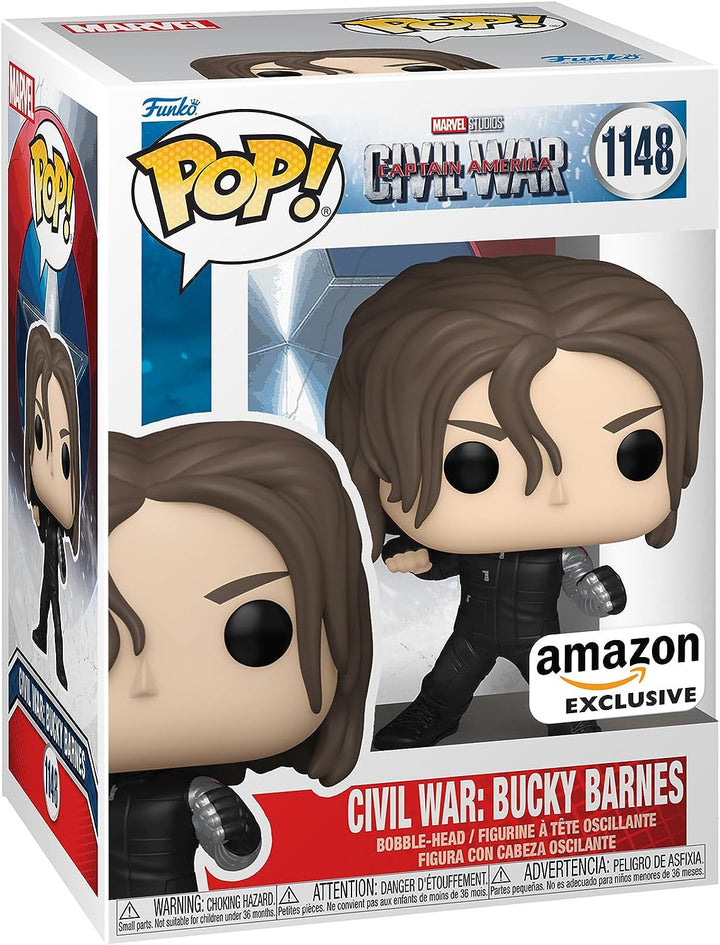 Captain America Civil War Bucky Barnes Exclusive Funko 70093 Pop! Vinyl #1148