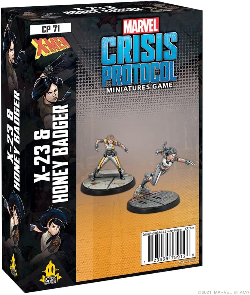 Atomare Massenspiele | X-23 &amp; Honey Badger: Marvel Crisis Protocol | Miniaturenspiel