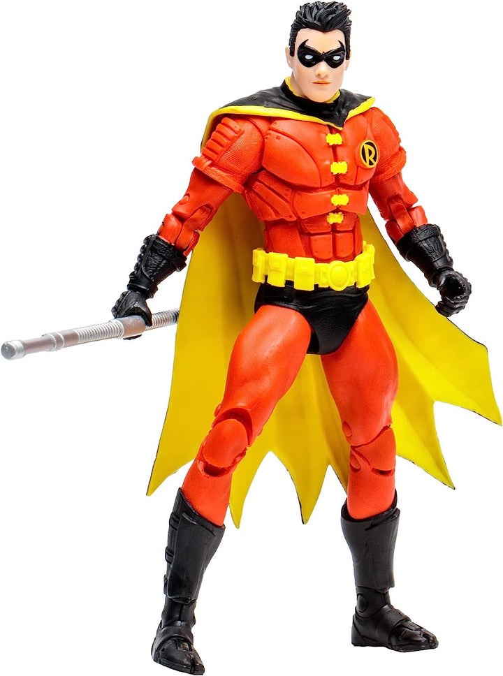 Robin Tim Drake (Red Suit Variant) Action Figure - DC Multiverse Gold Label 7” Scale Collectible