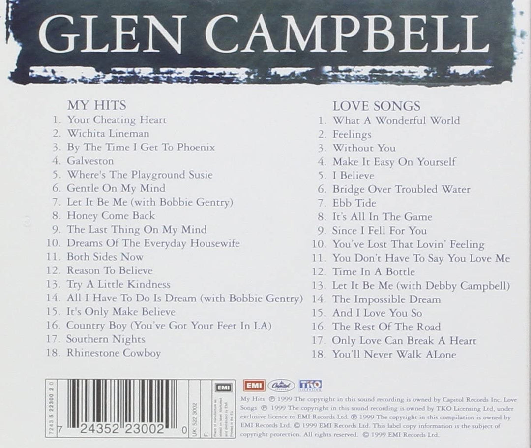 Glen Campbell - My Hits And Love Songs [Audio CD]