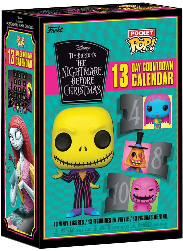 Funko Pop! 63959 Advent Calendar: 13 Days - The Nightmare Before Christmas (Blacklight)