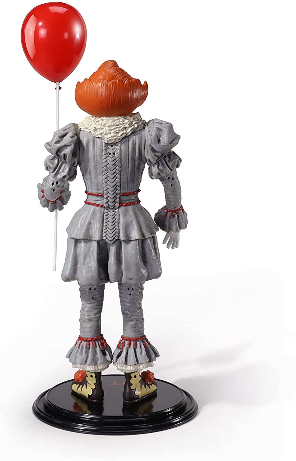 The Noble Collection IT Bendyfigs Pennywise – 7,5 Zoll (19 cm) Noble Toys Biegbare Figur, bewegliche Sammelpuppenfiguren mit Ständer