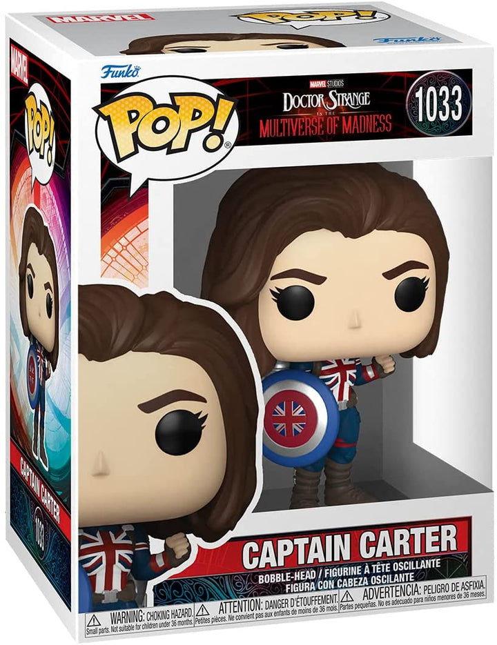 Marvel: Doctor Strange Multiverse of Madness - Captain Carter Funko 62408 Pop! Vinyl #1033