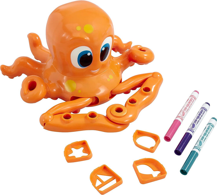 CRAYOLA Spin 'n' Swirl Oscar the Octopus | Place Multiple Pens in Oscars Arms