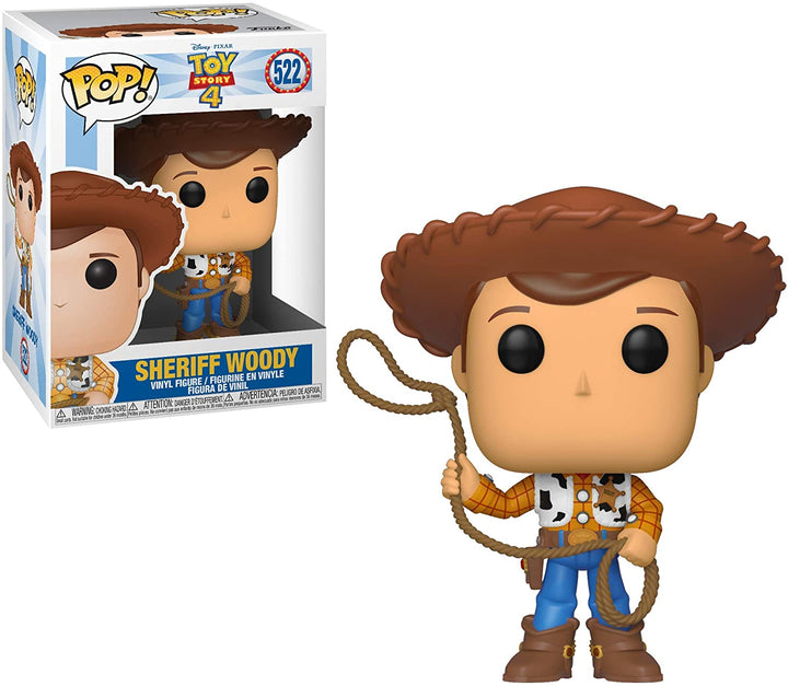 Disney Pixer Toy Story 4 Sheriff Woody Funko 37383 Pop! Vinyl #522