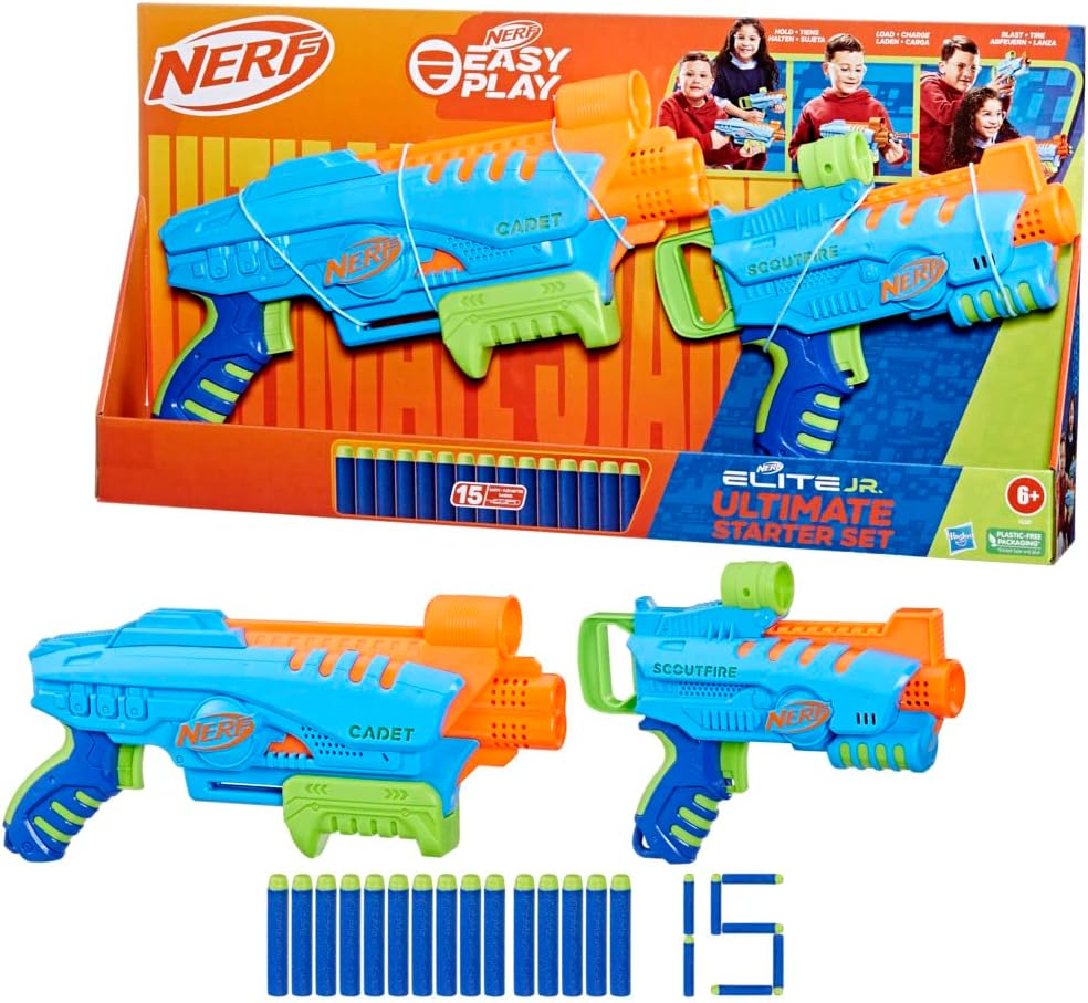 Nerf - Elite Jr Ultimate Starter Set Toy Foam Blasters (F6369)