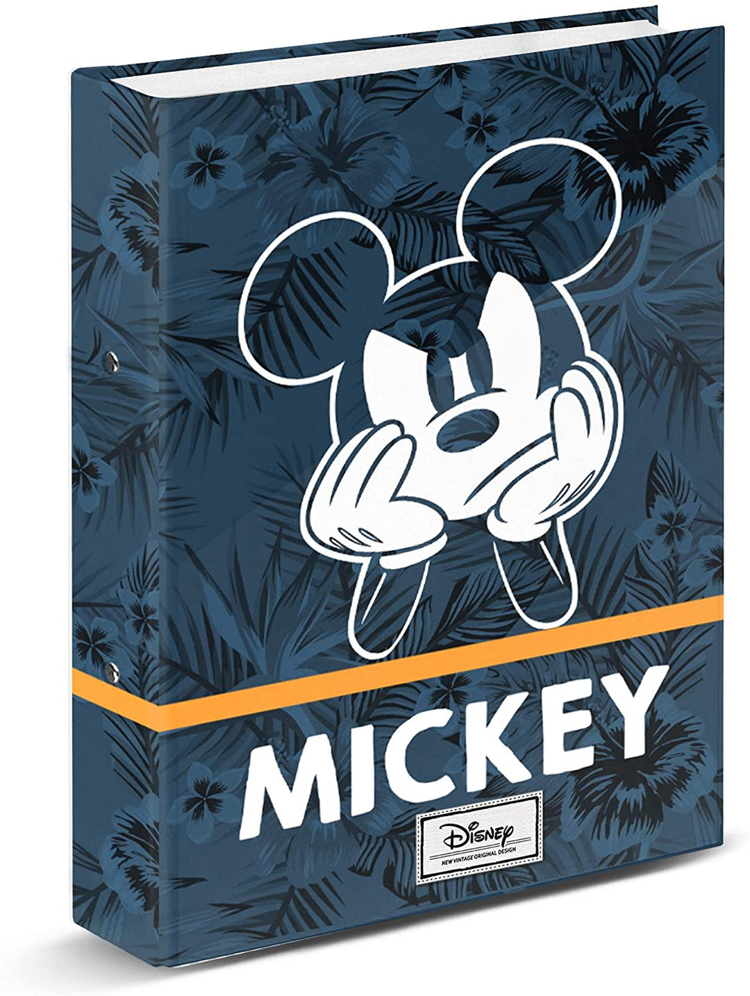 Mickey Mouse Blue-4 Rings Binder, Dark Blue