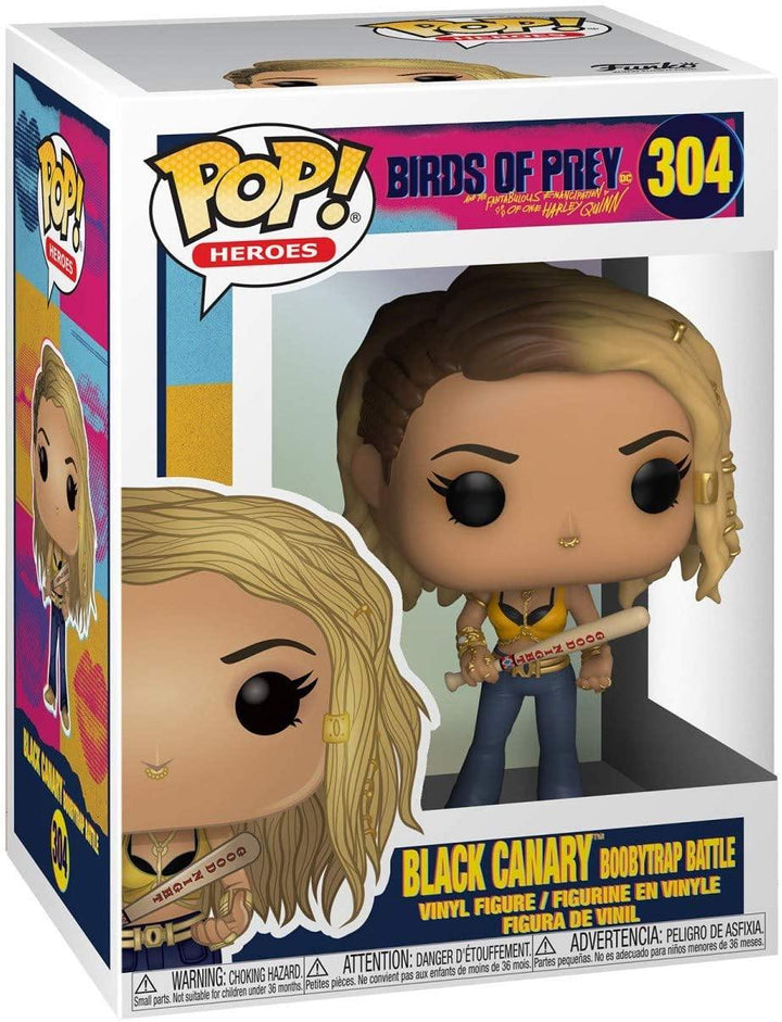 Birds of Prey Black Canary Boobytrap Battle Funko 44372 Pop! Vinyl #304 - Yachew