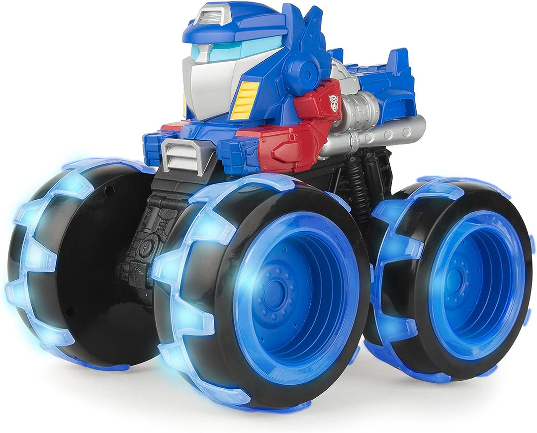 John Deere Kids TOMY Transformers Optimus Prime Monster Treads Lightning Wheels Toy