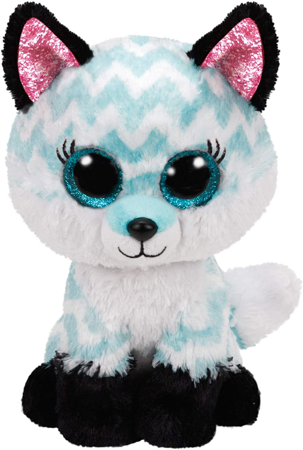 TY 2007520 Atlas Fox Beanie Boo Stuffed Animal, Multicoloured