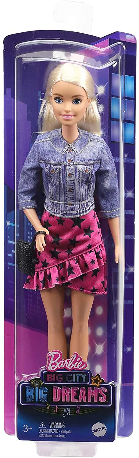 Barbie Big City, Big Dreams Barbie “Malibu” Roberts Doll (Blonde, 11.5-in) Wear