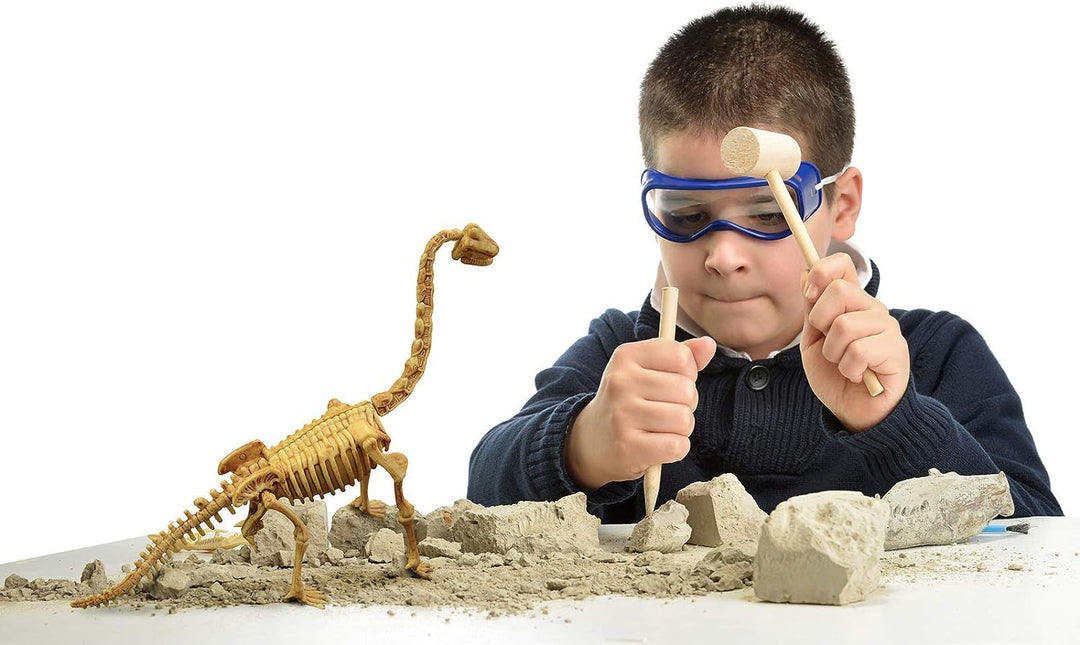 Science4you - Brachiosaurus Fossil Digging Kit for Kids +6 - Excavate and Assemble 11 Brachiosaurus Fossiles