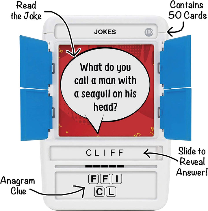 100 PICS Jokes Travel Game - Family Brain Teasers, Pocket Puzzles For Kids And Adults