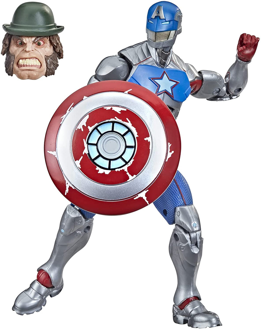 Hasbro Marvel Legends Series 15 cm große Civil Warrior Actionfigur zum Sammeln, Spielzeug für Kinder ab 4 Jahren, mit Schildzubehör F0250
