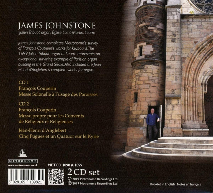 Couperin: Works For Organ [James Johnstone] [Metronome: MET 1098] [Audio CD]