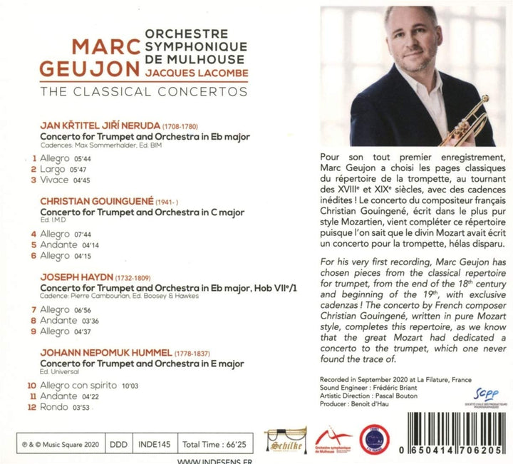 The Classical Concertos: Music by Haydn; Hummel; Neruda; Gouinguene [Audio CD]