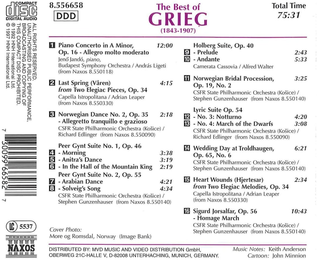 The Best of Grieg [Audio CD]