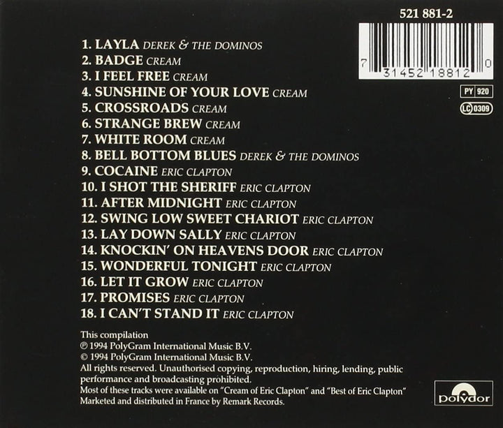 Eric Clapton - La crema de Clapton