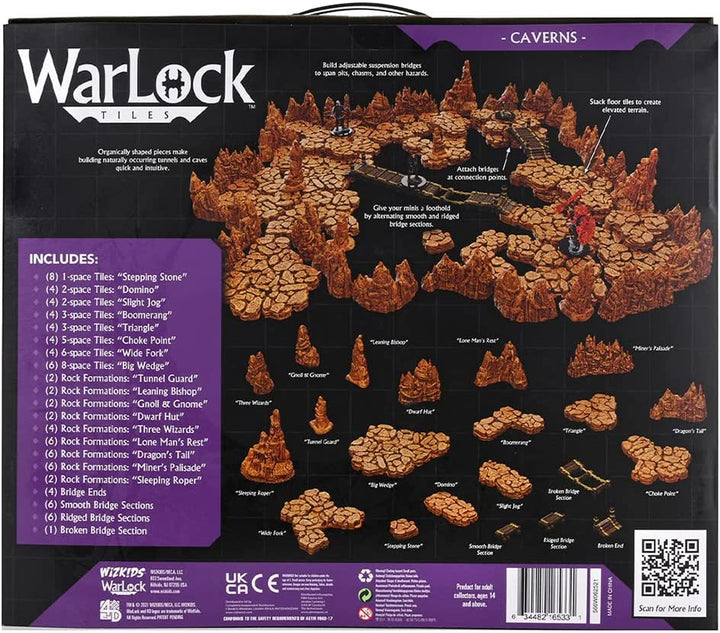 Warlock Tiles: Base Set - Caverns