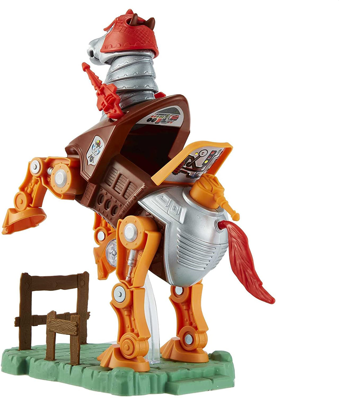 Masters of the Universe Origins Stridor-Figur – mit Roboterpferd, Werfer und 3