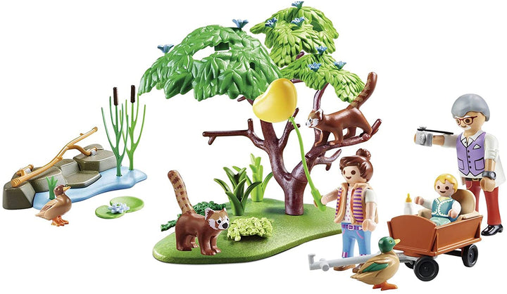 Playmobil 70344 Family Fun Red Panda Habitat