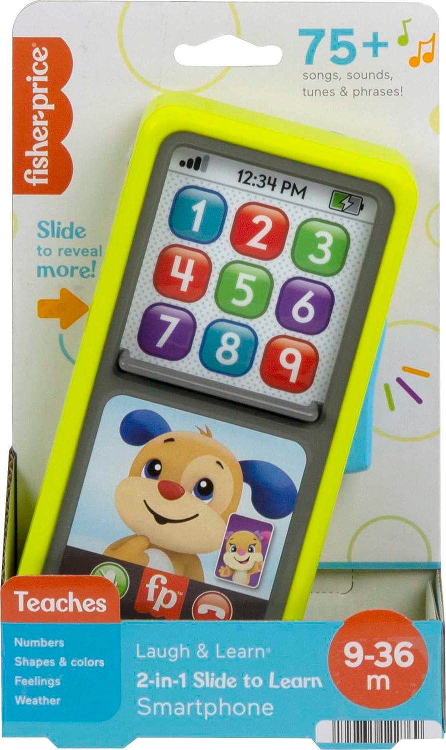 Fisher Price Laugh & Learn 2-in-1 Slide to Learn Smartphone