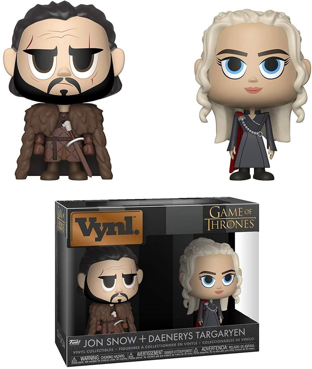 Game of Thrones Jon Snow &amp; Daenerys Targaryen Funko 34044 Vynl.