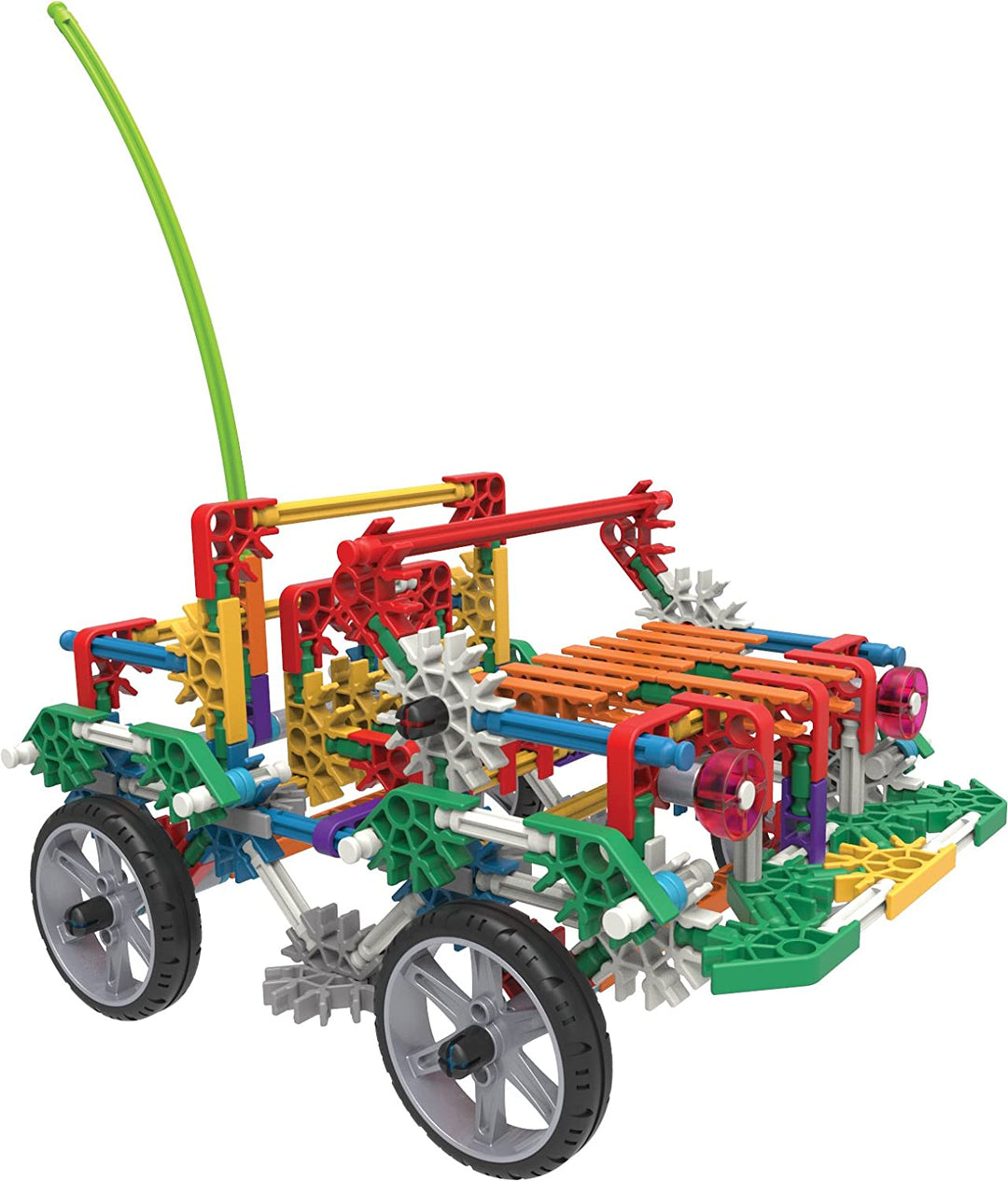 K'NEX 23012 Imagine Power and Play motorisiertes Bauset, Lernspielzeug für Kinder, 529-teiliges Stiel-Lernset, Technik für Kinder, lustiges und farbenfrohes Bauspielzeug für Kinder ab 7 Jahren