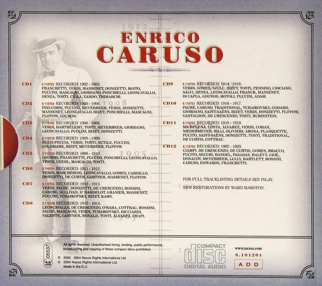 Enrico Caruso - The Complete Recordings [Audio CD]