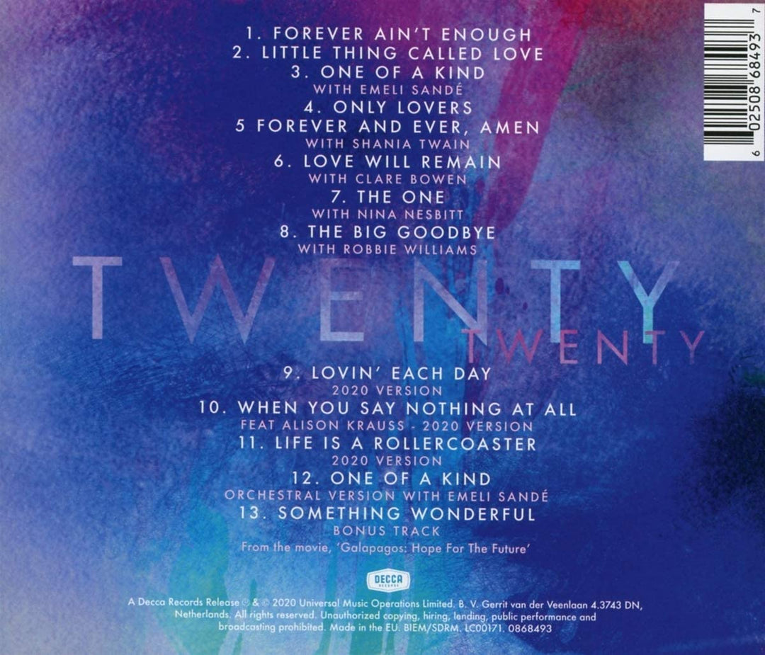 Twenty Twenty - Ronan Keating [Audio CD]