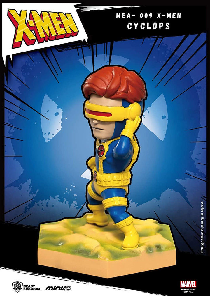 Beast Kingdom Marvel X-Men Mini Egg Attack Mea-009 Cyclops Figure, Multicolor