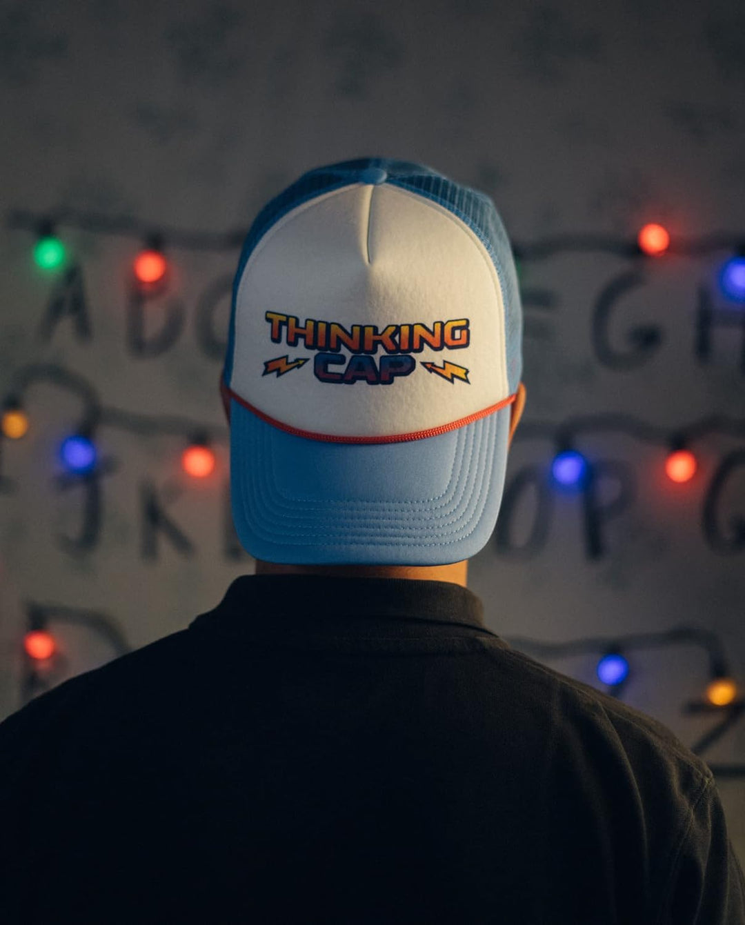 Erik Official Stranger Things Cap | Stranger Things Thinking Cap | Cosplay Hat Dustin Baseball Cap