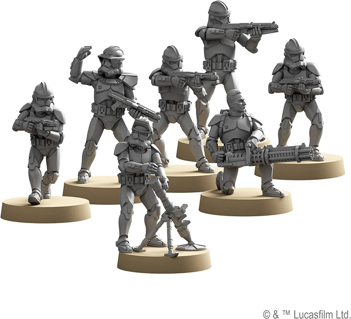 Star Wars Legion: Erweiterung der Clone Troopers-Einheit der Phase II