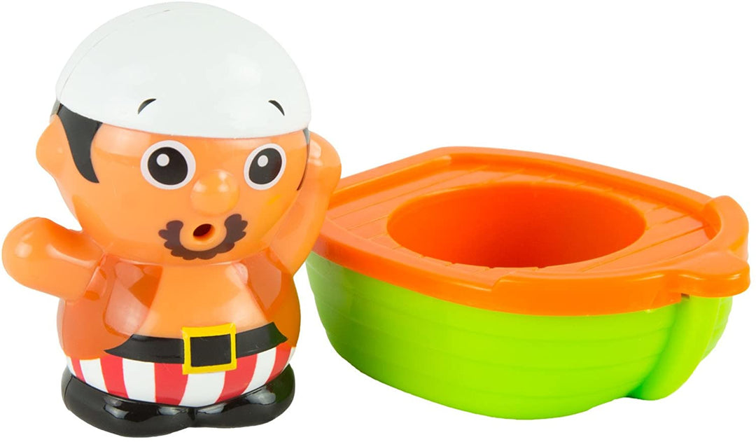 TOMY Toomies Pirate Bath Baby Bath Toy, Shower Baby Toy for Water Play in the Bath, Kids Bath Toy Suitable for Toddlers & Children, Boys & Girls from 18 Months+