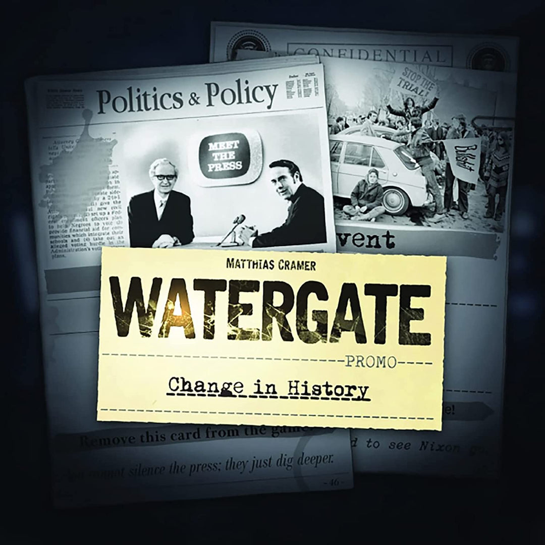 Capstone Games: Watergate – White Box Edition – Historisches Strategie-Brettspiel,