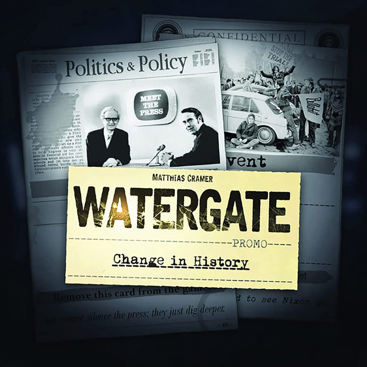 Capstone Games: Watergate – White Box Edition – Historisches Strategie-Brettspiel,