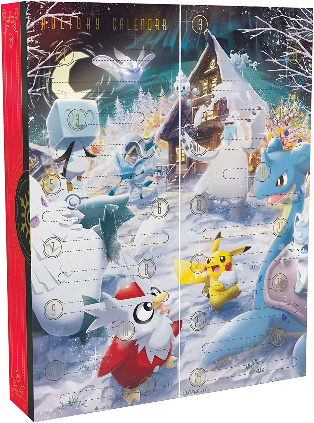 Pokèmon TCG: Holiday Calendar (8 Foil Promo Cards, 6 Booster Packs & more) (Vers