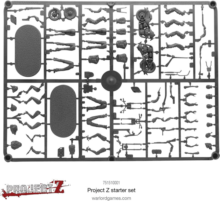 Project Z - The Zombie Miniatures Game. Starter Set Board Game