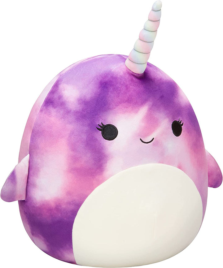 Squishmallows 12" Nabila der lila Narwal – Füge Nabila zu deinem Trupp hinzu, Ultrasof