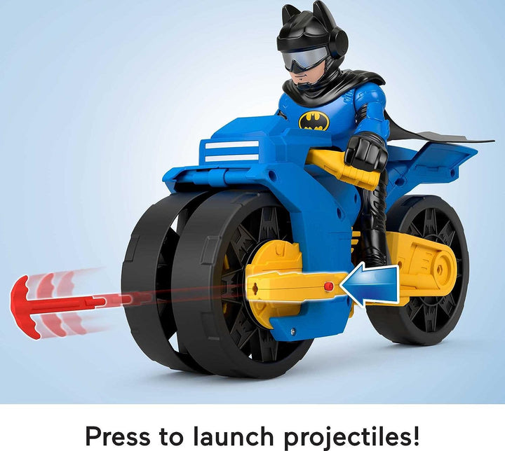 Imaginext DC Super Friends Batcycle and Batman Action Figure XL