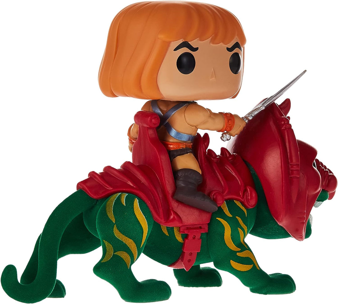 Funko POP! Ride Deluxe: Masters Of the Universe – He-Man auf BC – Flocked – Maste